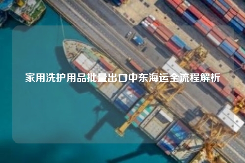 家用洗护用品批量出口中东海运全流程解析