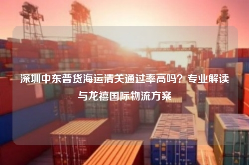 深圳中东普货海运清关通过率高吗？专业解读与龙禧国际物流方案
