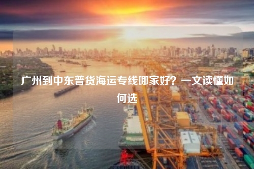 广州到中东普货海运专线哪家好？一文读懂如何选