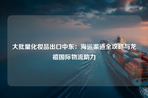 大批量化妆品出口中东：海运渠道全攻略与龙禧国际物流助力