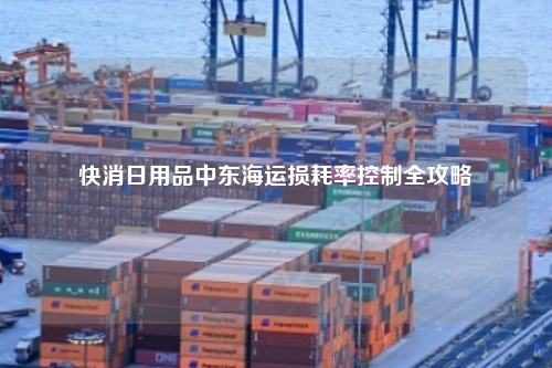 快消日用品中东海运损耗率控制全攻略