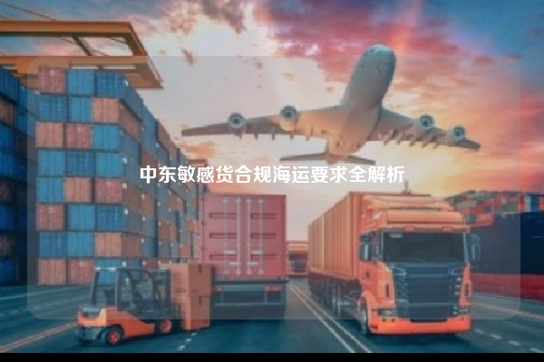 中东敏感货合规海运要求全解析