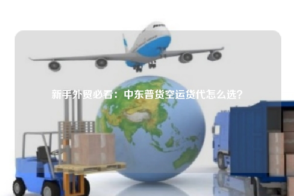 新手外贸必看：中东普货空运货代怎么选？