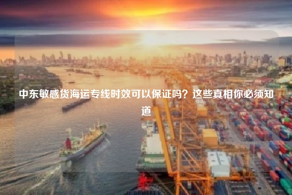 中东敏感货海运专线时效可以保证吗？这些真相你必须知道