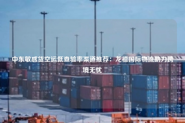 中东敏感货空运低查验率渠道推荐:龙禧国际物流助力跨境无忧