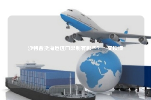 沙特普货海运进口限制有哪些？一文读懂