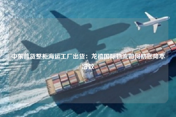 中东普货整柜海运工厂出货：龙禧国际物流如何助您降本增效
