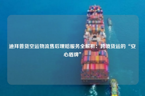 迪拜普货空运物流售后理赔服务全解析：跨境货运的“安心盾牌”
