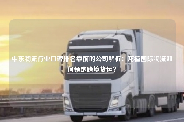 中东物流行业口碑排名靠前的公司解析:龙禧国际物流如何领跑跨境货运?