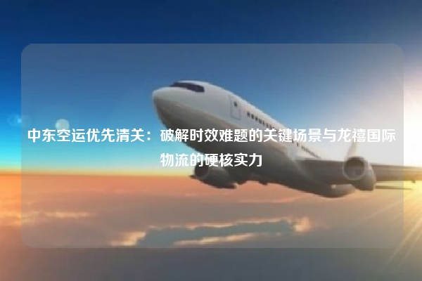 中东空运优先清关：破解时效难题的关键场景与龙禧国际物流的硬核实力