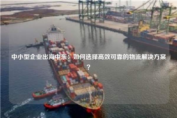中小型企业出海中东：如何选择高效可靠的物流解决方案？