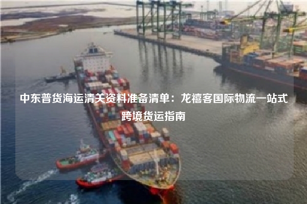 中东普货海运清关资料准备清单：龙禧客国际物流一站式跨境货运指南
